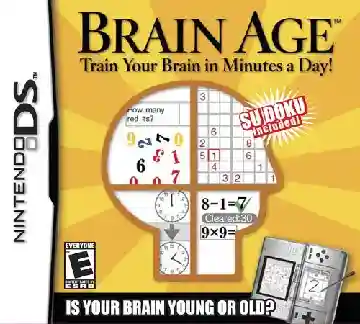 Brain Age - Train Your Brain in Minutes a Day! (USA) (Rev 1)